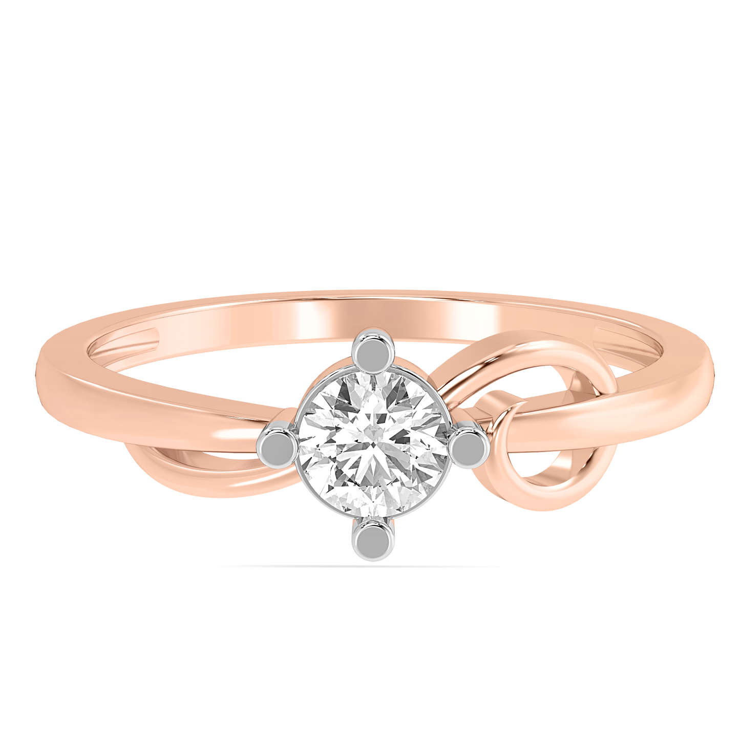 Diamond Ring for her in Rose Gold DRG22668