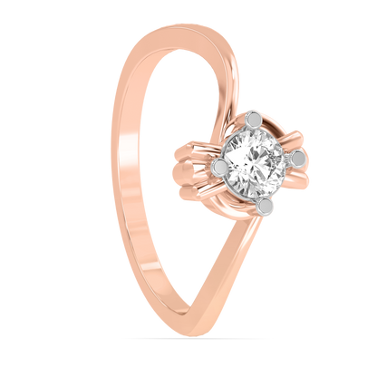 Diamond Ring for her in Rose Gold DRG22669