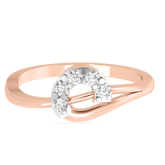 Diamond Ring for her in Rose Gold DRG22671