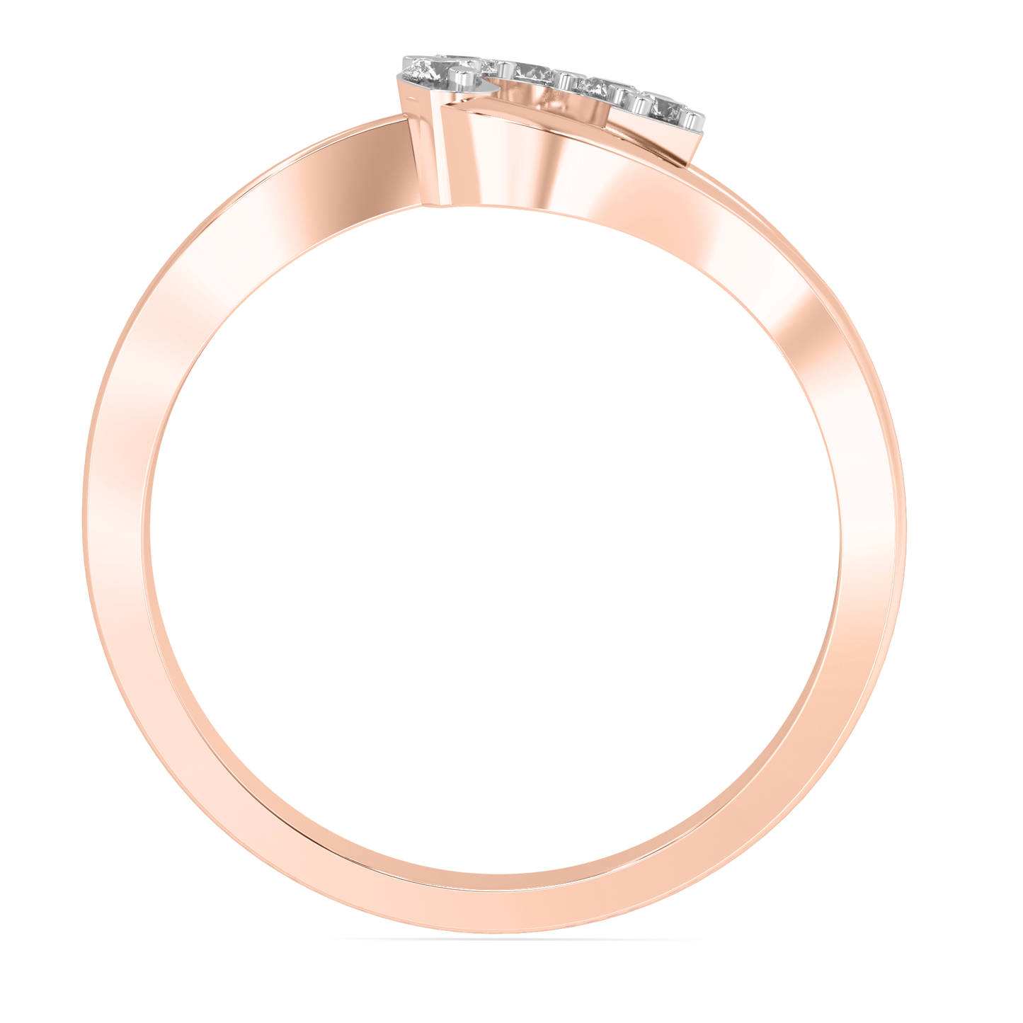 Diamond Ring for her in Rose Gold DRG22671