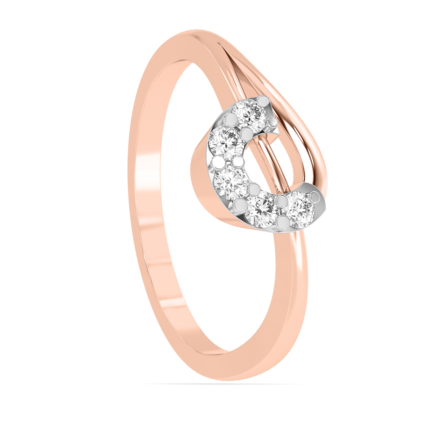 Diamond Ring for her in Rose Gold DRG22671