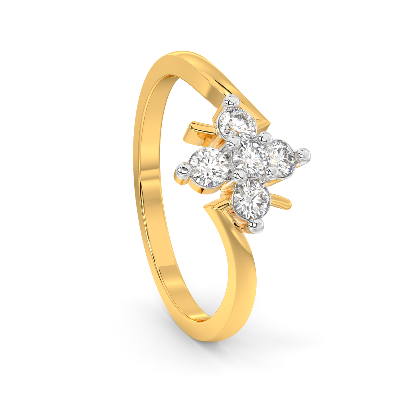 Diamond Ring for her in Yellow Gold DRG22672