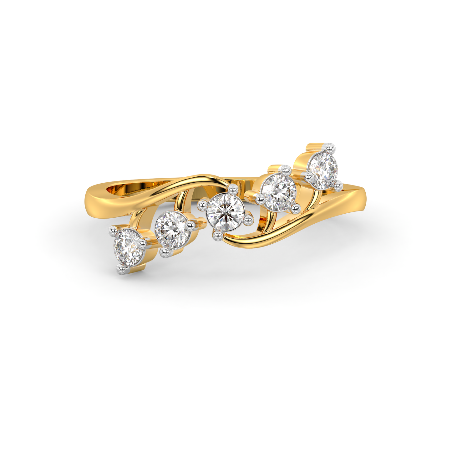 Diamond Ring for her in Yellow Gold DRG22674