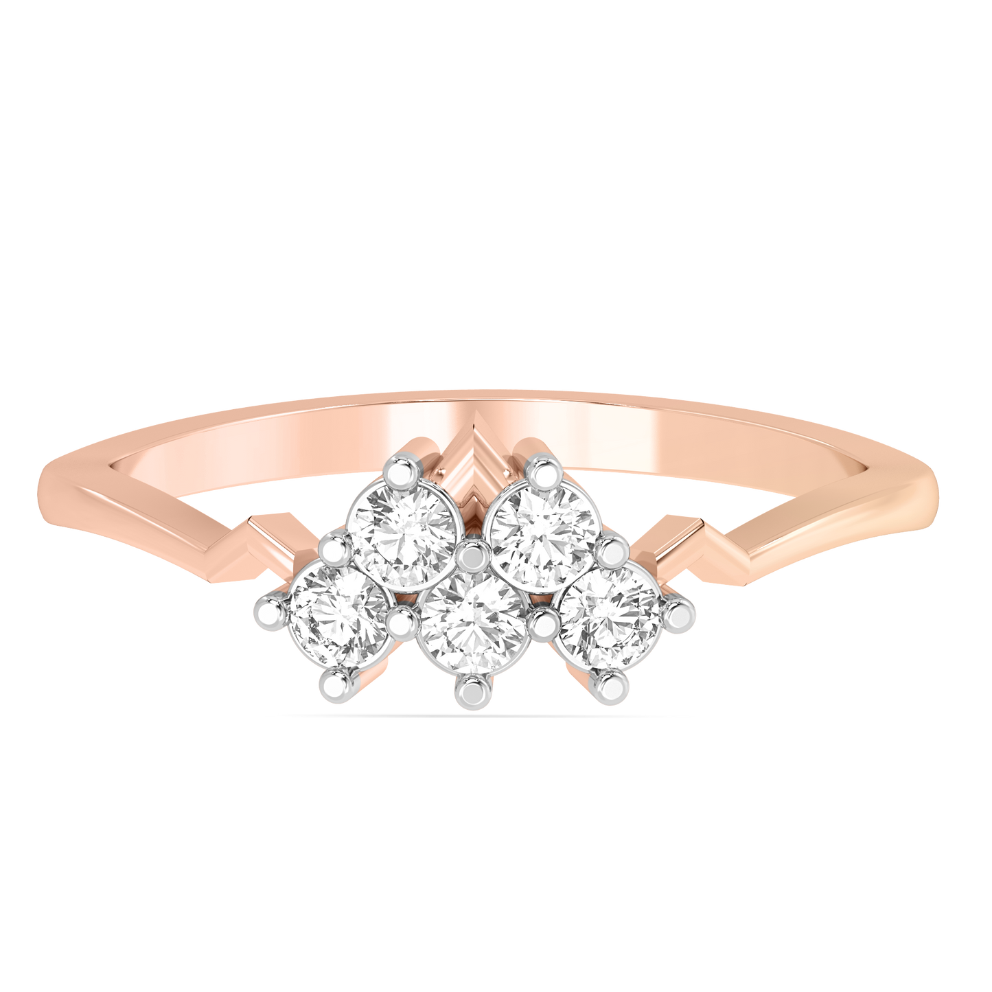 Diamond Ring for her in Rose Gold DRG22676