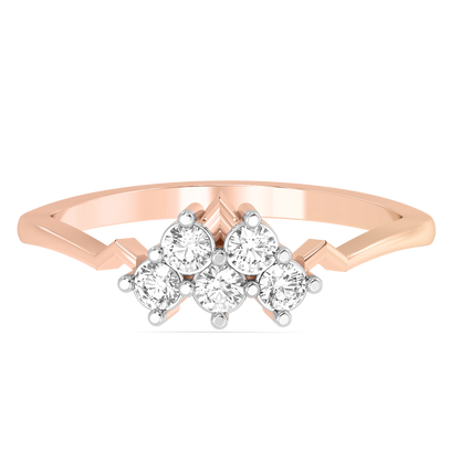 Diamond Ring for her in Rose Gold DRG22676