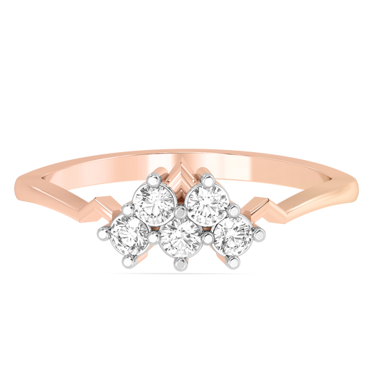 Diamond Ring for her in Rose Gold DRG22676