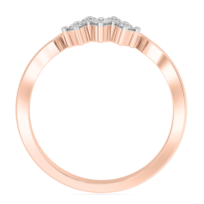 Diamond Ring for her in Rose Gold DRG22676