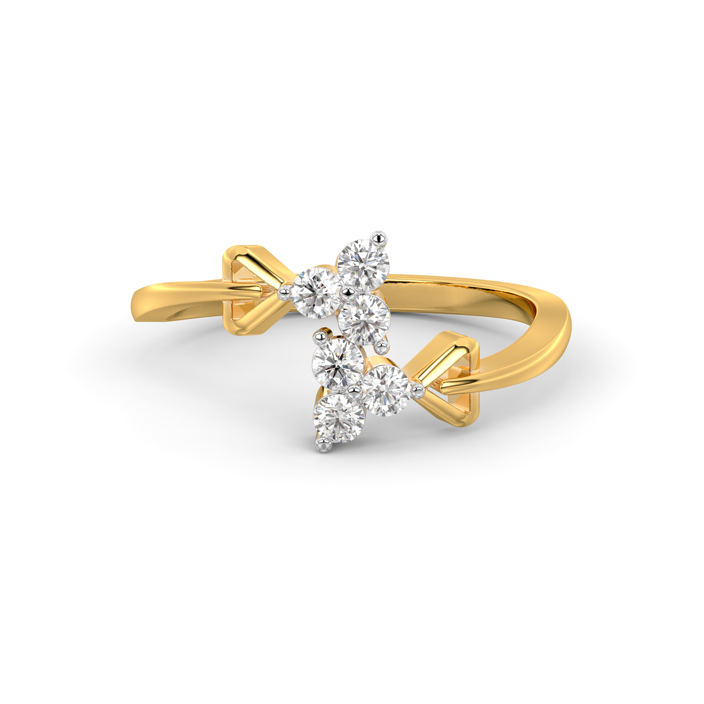 Diamond Ring for her in Yellow Gold DRG22677