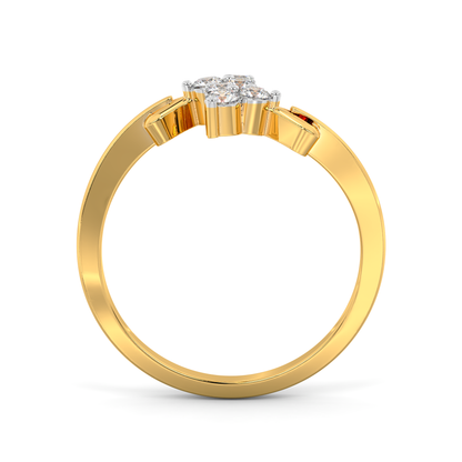 Diamond Ring for her in Yellow Gold DRG22677