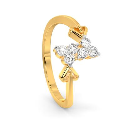 Diamond Ring for her in Yellow Gold DRG22677