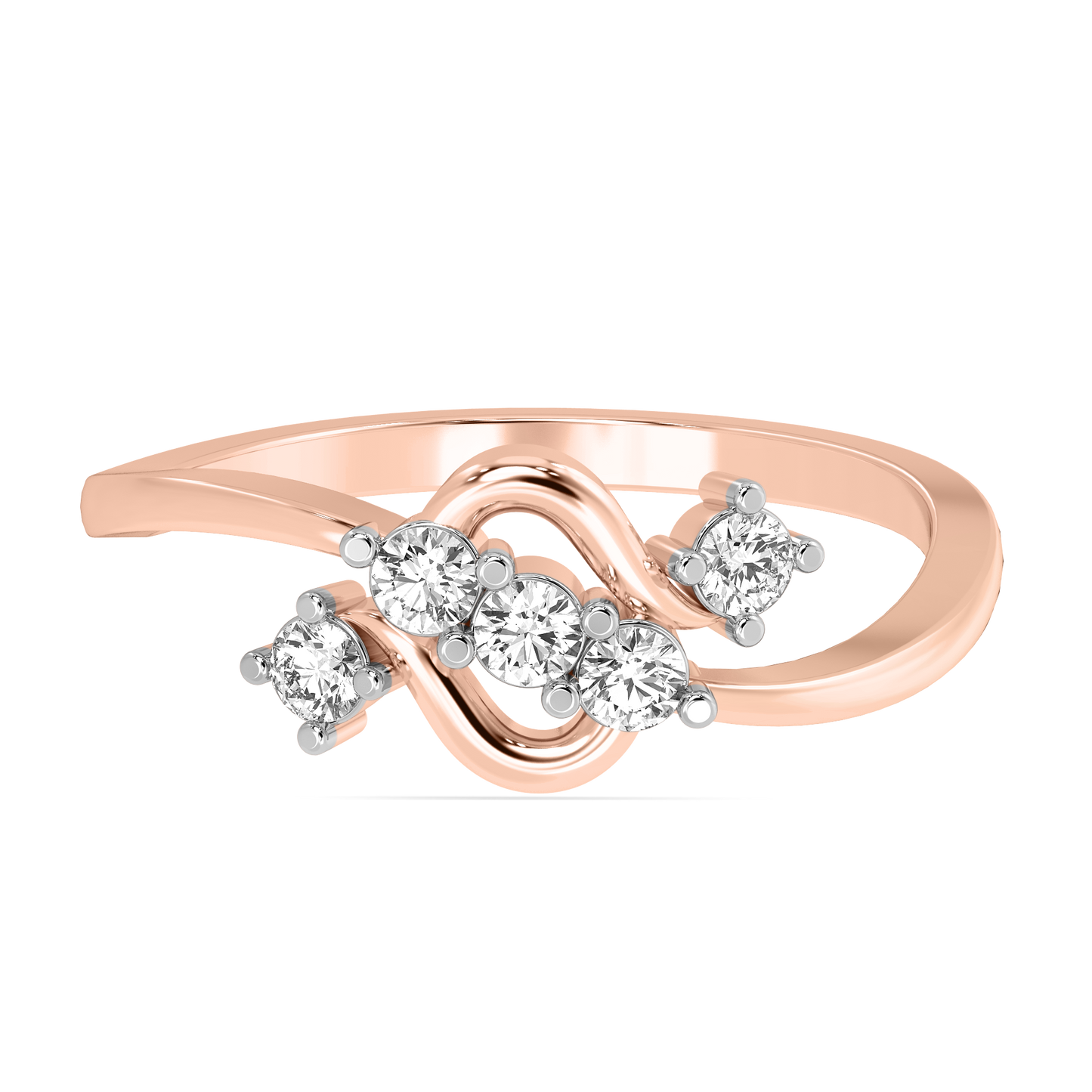 Diamond Ring for her in Rose Gold DRG22678