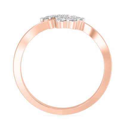 Diamond Ring for her in Rose Gold DRG22679