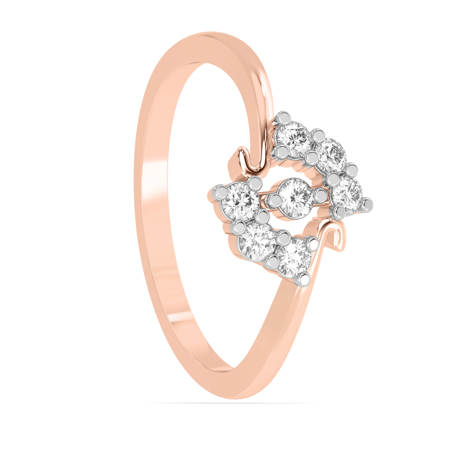 Diamond Ring for her in Rose Gold DRG22679