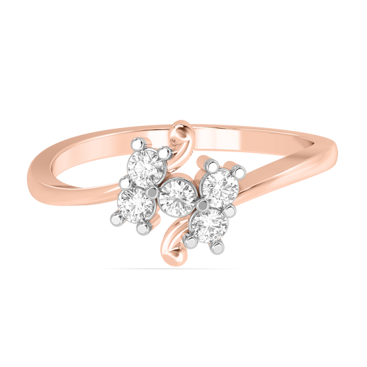 Diamond Ring for her in Rose Gold DRG22680