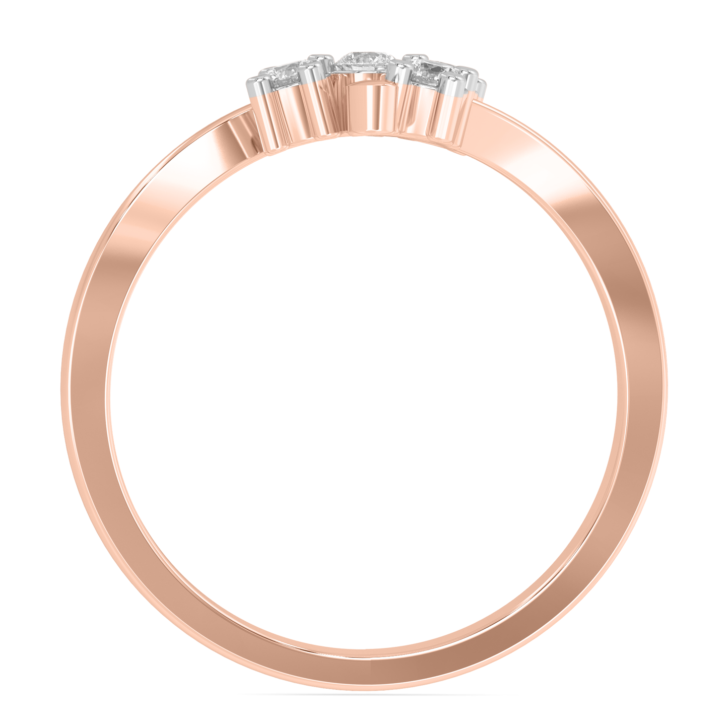 Diamond Ring for her in Rose Gold DRG22680