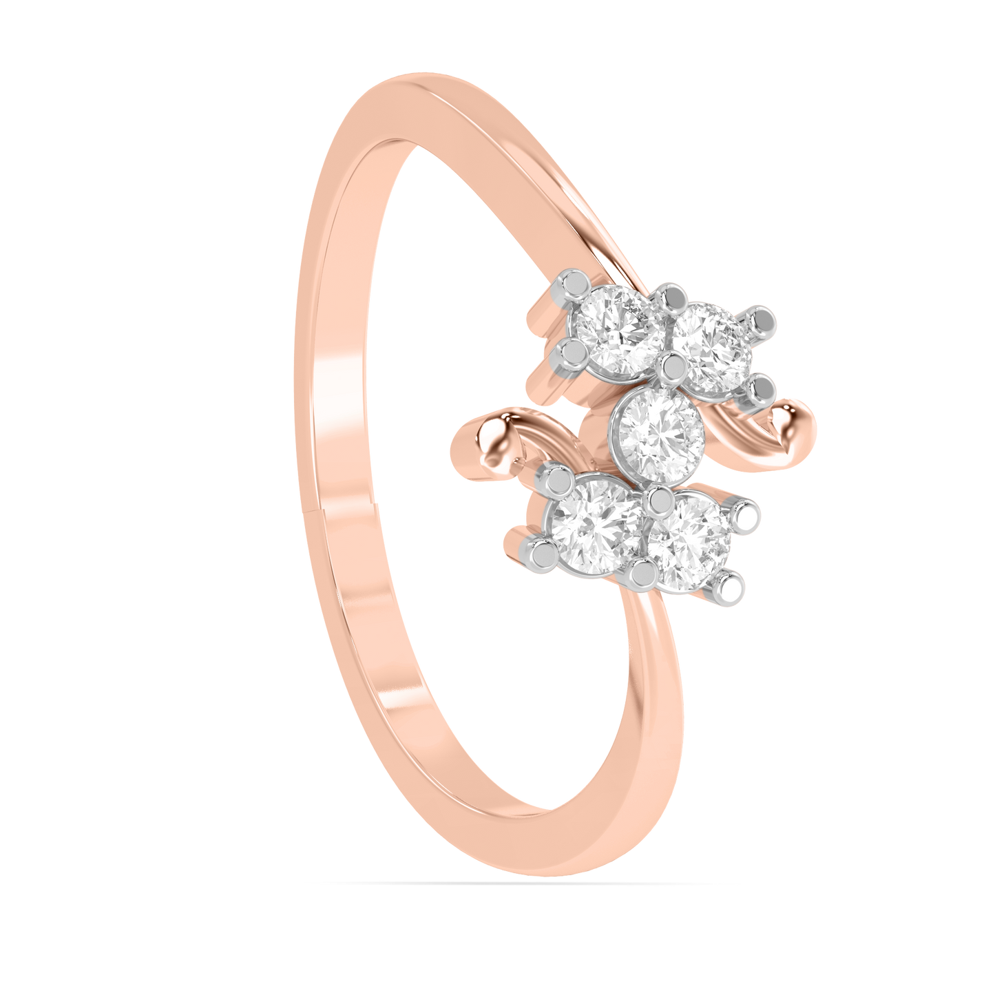 Diamond Ring for her in Rose Gold DRG22680