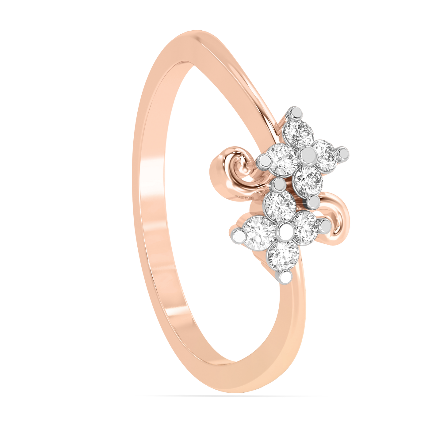 Diamond Ring for her in Rose Gold DRG22682