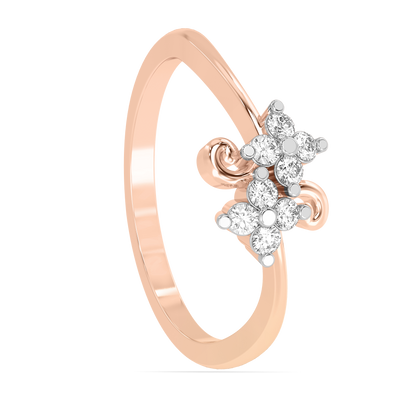 Diamond Ring for her in Rose Gold DRG22682