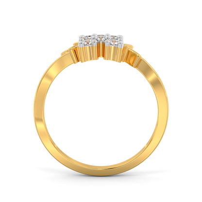 Diamond Ring for her in Yellow Gold DRG22683