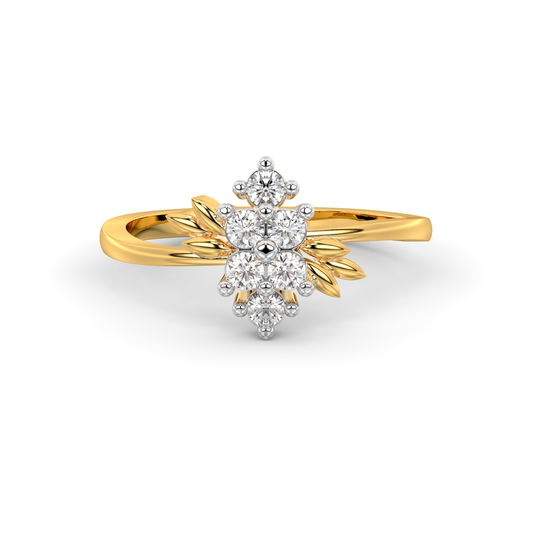 Diamond Ring for her in Yellow Gold DRG22684