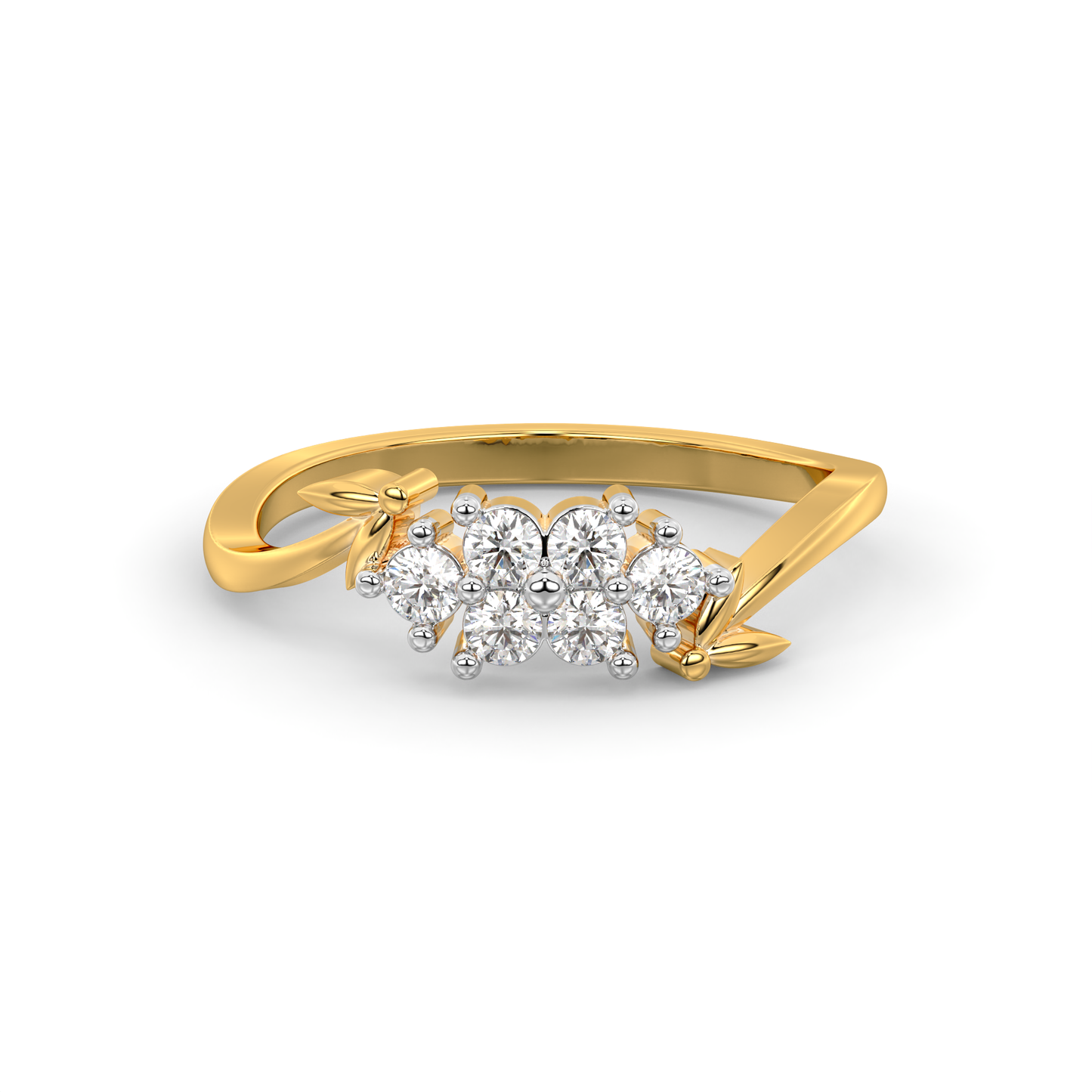 Diamond Ring for her in Yellow Gold DRG22687