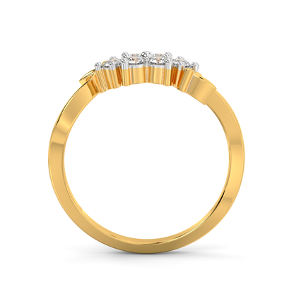 Diamond Ring for her in Yellow Gold DRG22687