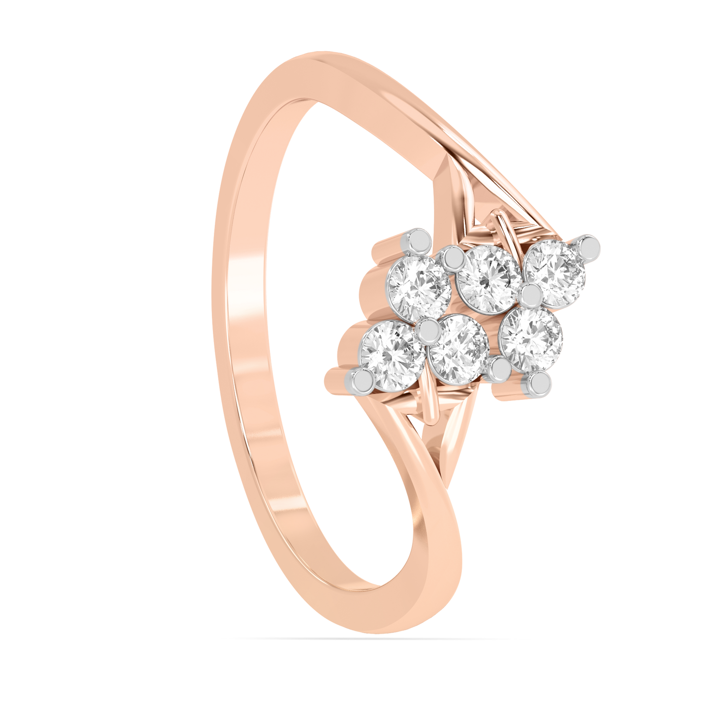 Diamond Ring for her in Rose Gold DRG22691