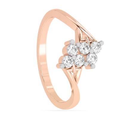 Diamond Ring for her in Rose Gold DRG22691