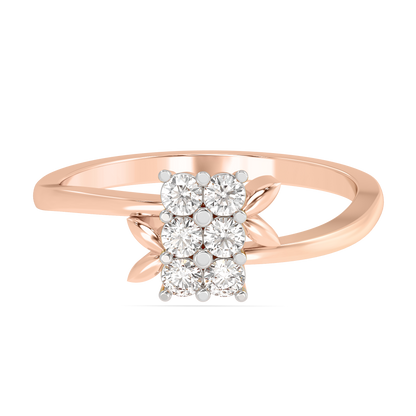 Diamond Ring for her in Rose Gold DRG22692