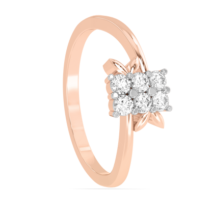 Diamond Ring for her in Rose Gold DRG22692