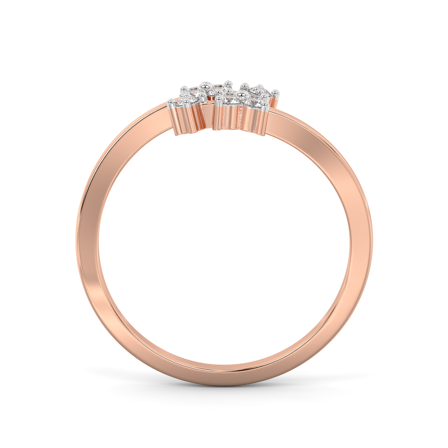 Diamond Ring for her in Rose Gold DRG22695