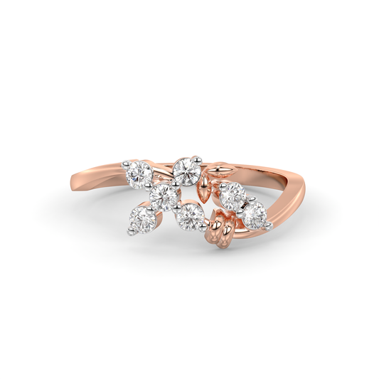 Diamond Ring for her in Rose Gold DRG22696