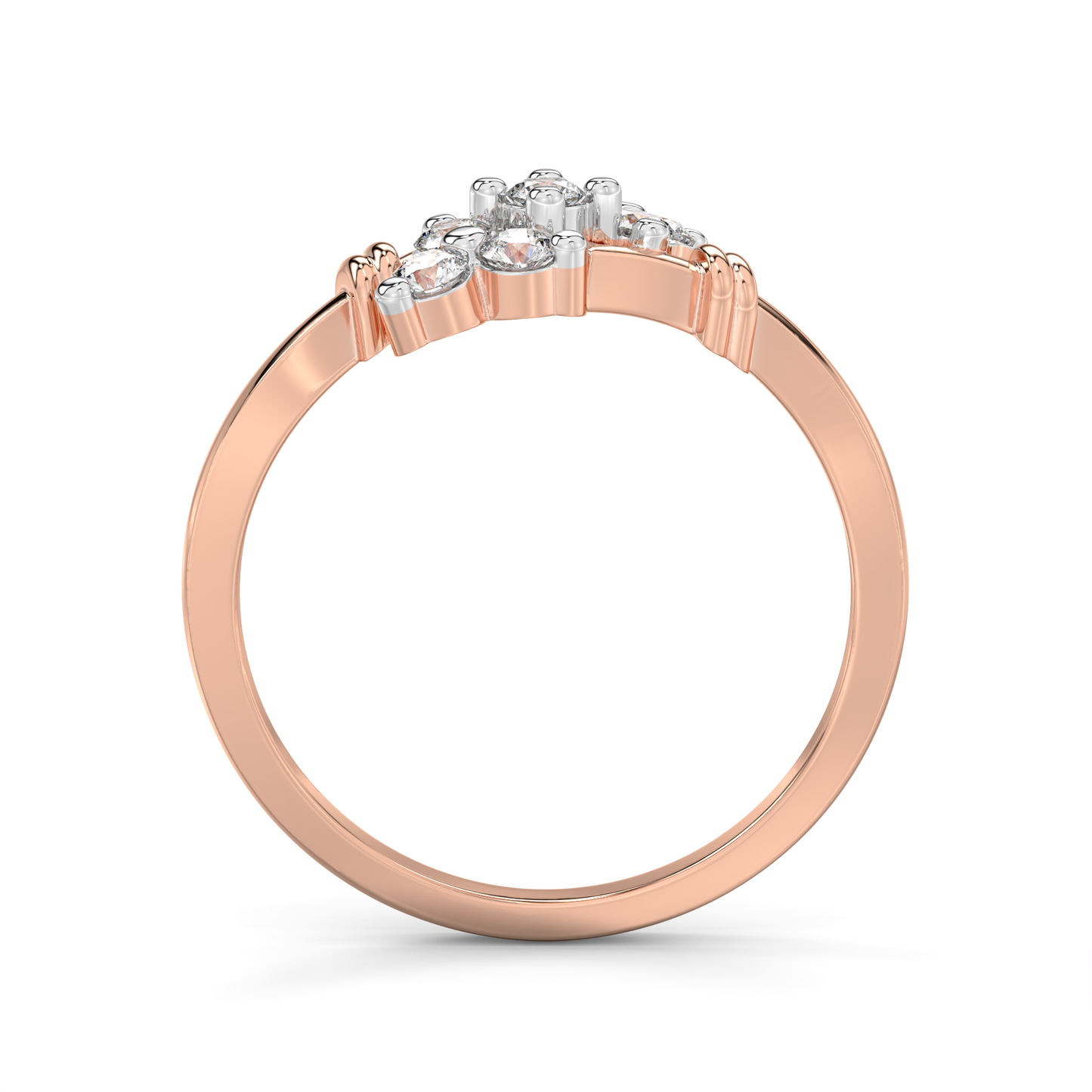 Diamond Ring for her in Rose Gold DRG22697