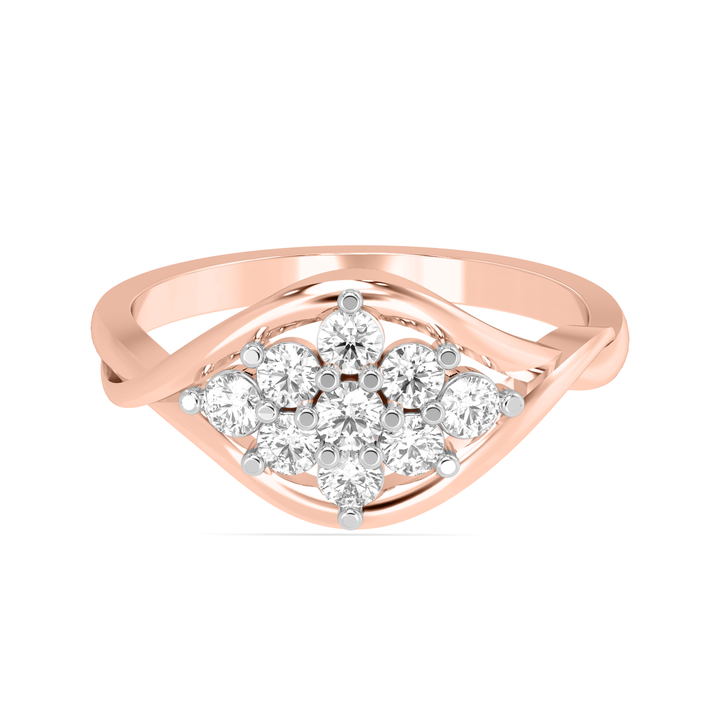 Diamond Ring for her in Rose Gold DRG22699