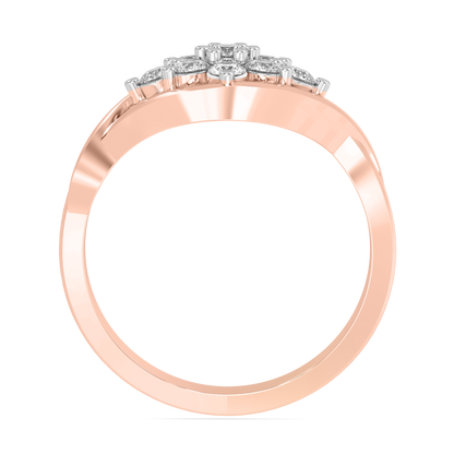 Diamond Ring for her in Rose Gold DRG22699