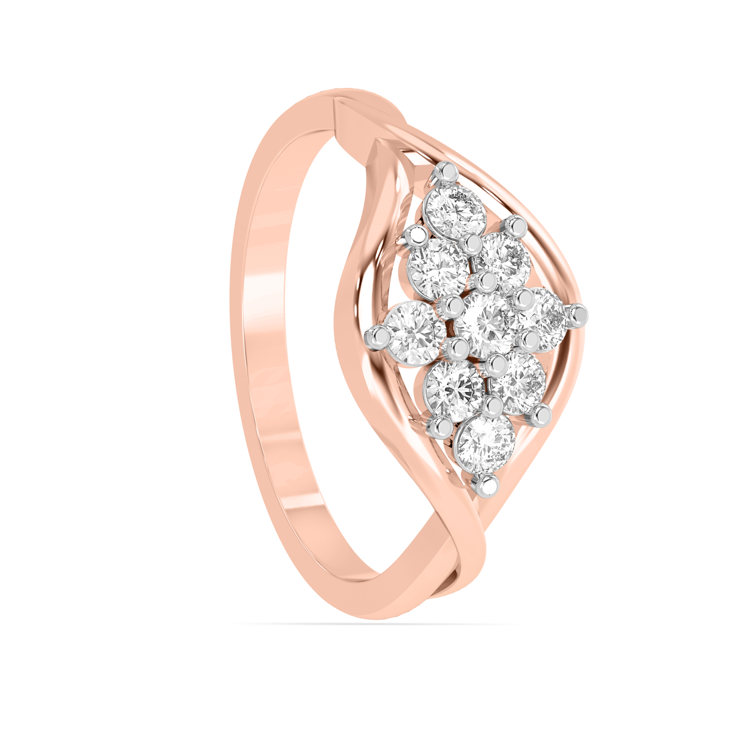 Diamond Ring for her in Rose Gold DRG22699