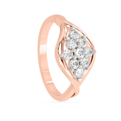 Diamond Ring for her in Rose Gold DRG22699