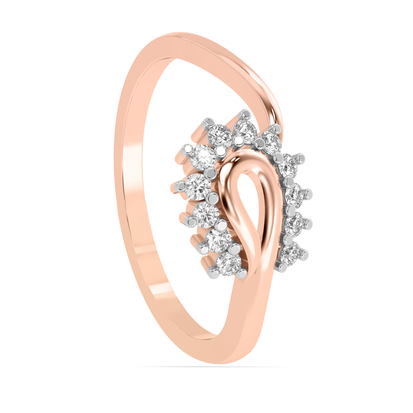 Diamond Ring for her in Rose Gold DRG22702