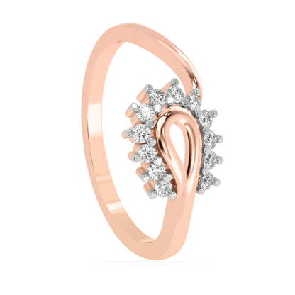 Diamond Ring for her in Rose Gold DRG22702