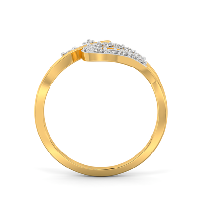 Diamond Ring for her in Yellow Gold DRG22704