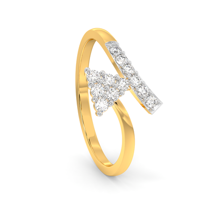 Diamond Ring for her in Yellow Gold DRG22708