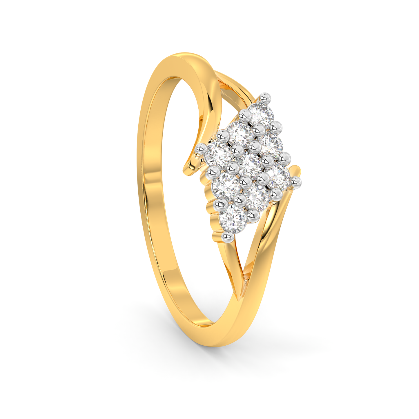 Diamond Ring for her in Yellow Gold DRG22711