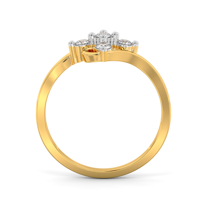 Diamond Ring for her in Yellow Gold DRG22713