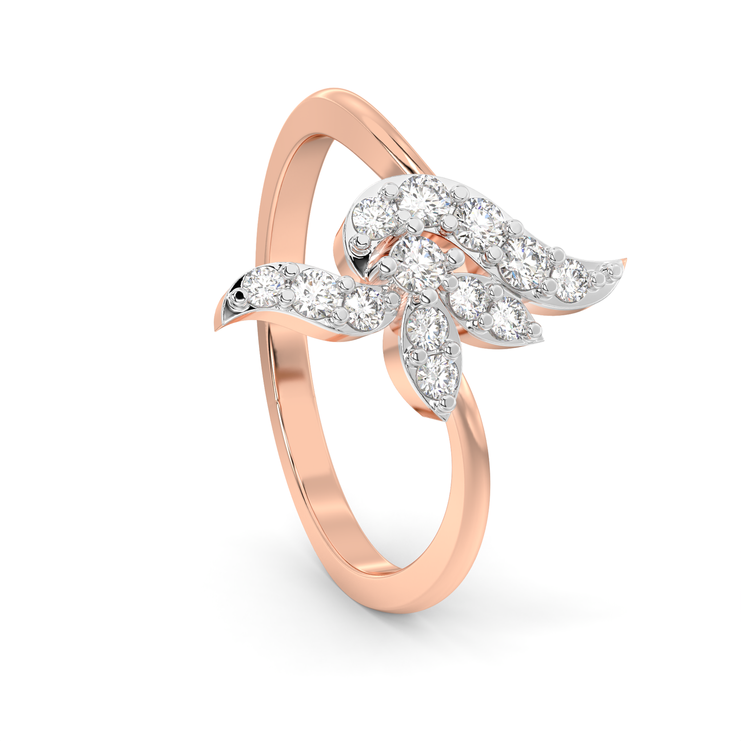 Diamond Ring for her in Rose Gold DRG22721