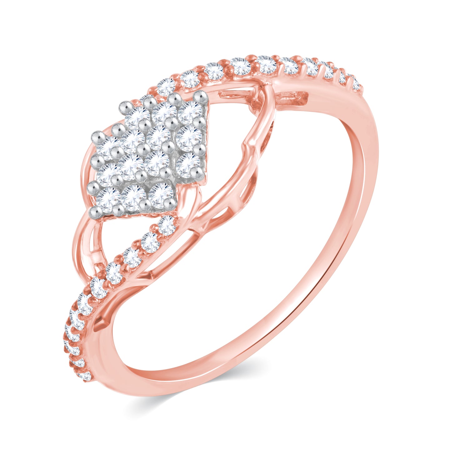 Faina Diamond Finger Ring