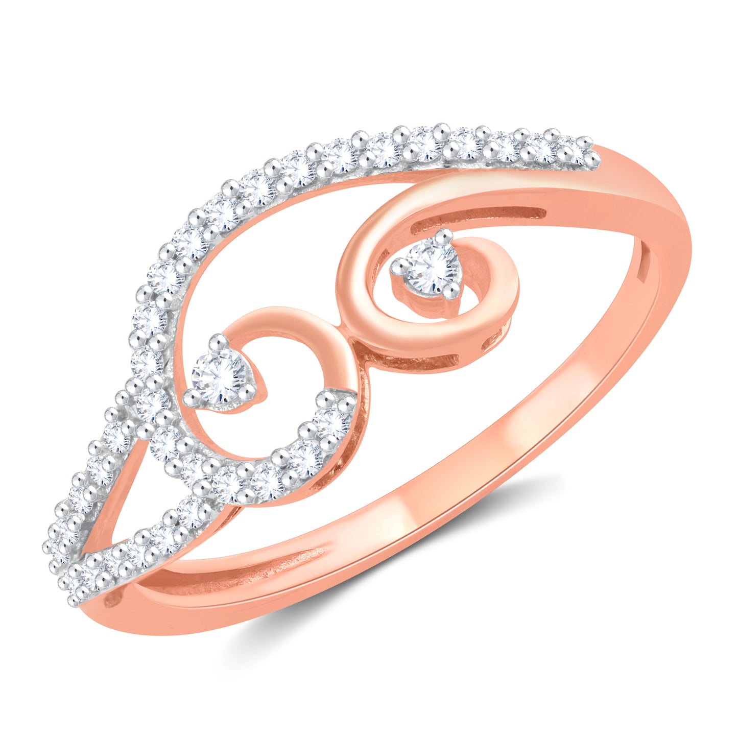 Fedura Diamond Finger Ring