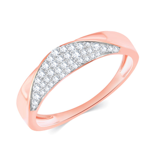 Diamond Ring for her in Rose Gold DRG23313