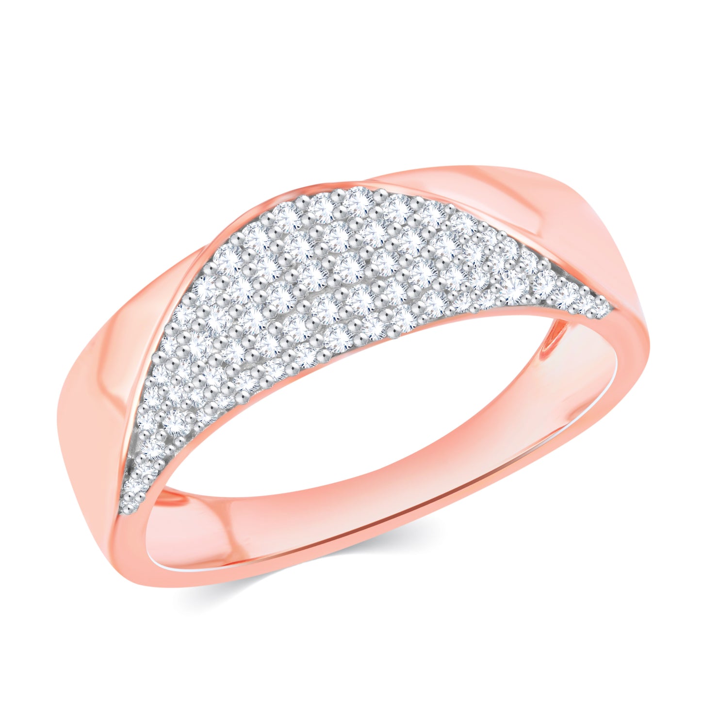 Diamond Ring for her in Rose Gold DRG23314