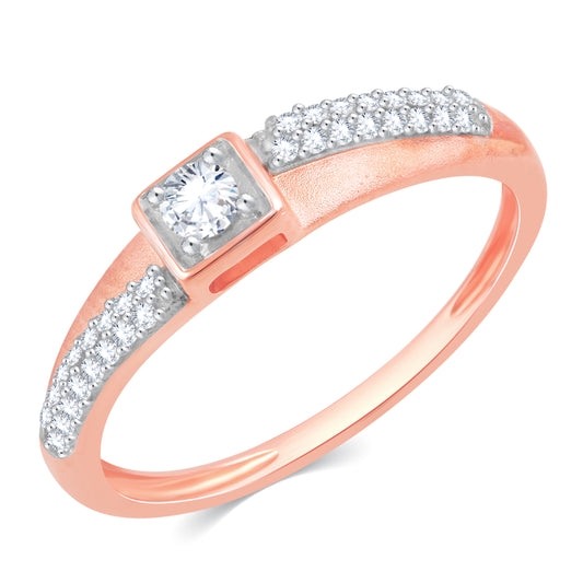 Diamond Ring for her in Rose Gold DRG23318