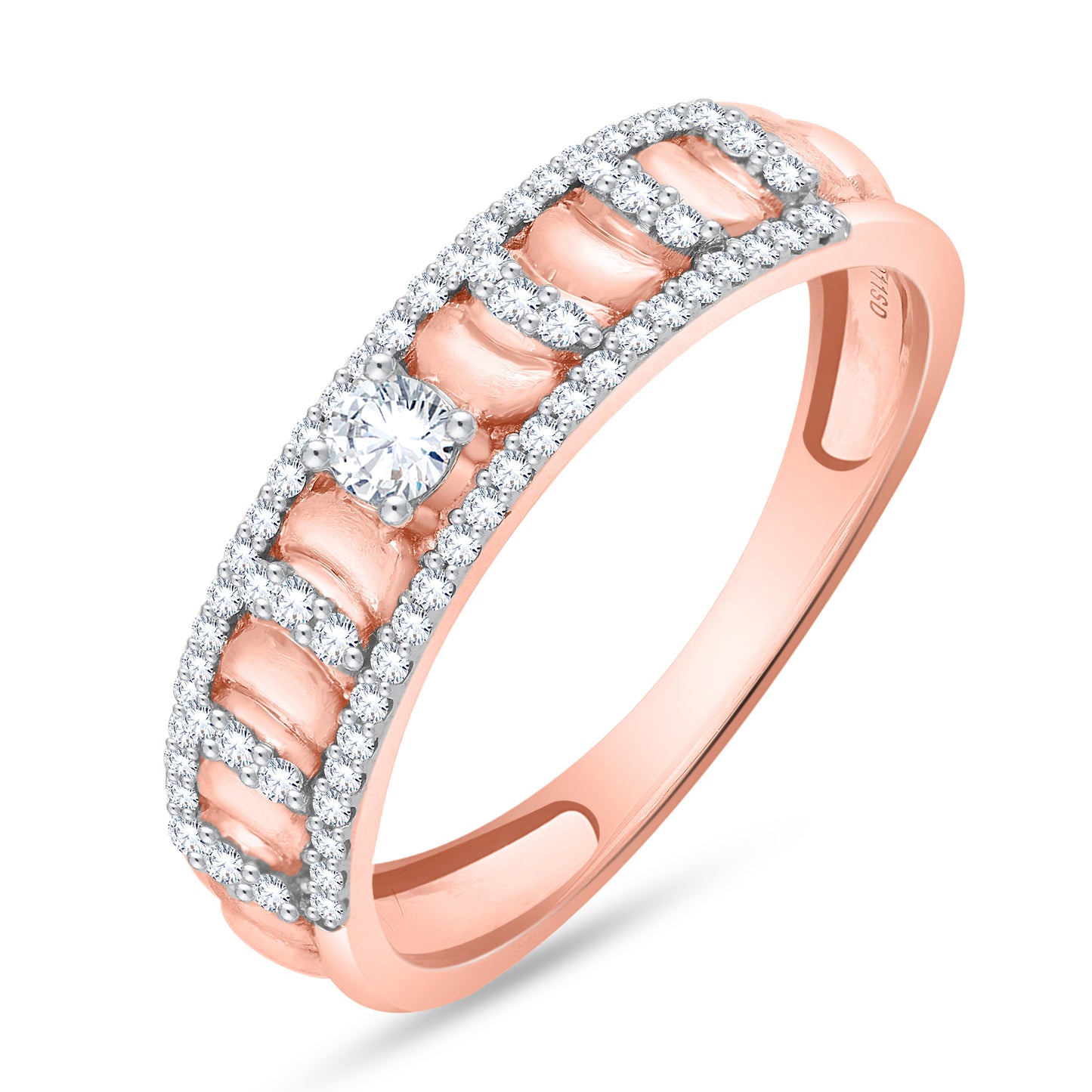 Diamond Ring for her in Rose Gold DRG23323